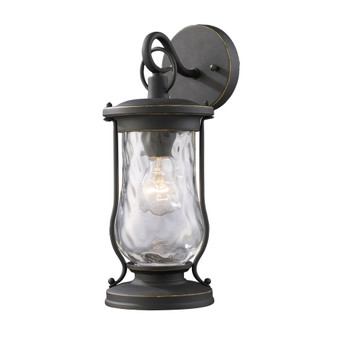 Farmstead 1-Light Outdoor WB in Matte Black