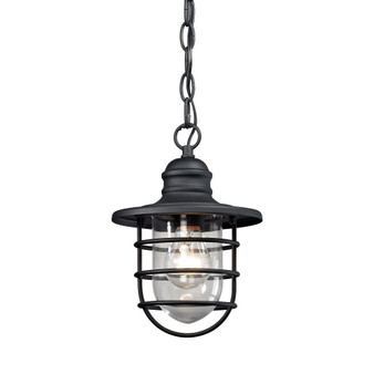 Vandon 1 Light Outdoor Wall Sconce in Charcoal