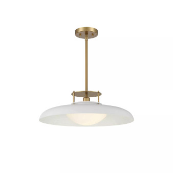 Gavin 1-Light Pendant in White