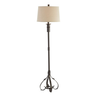 Scroll Hammered Floor Lamp