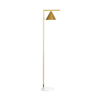 Floor Lamps for Living Room Standing Lamp w/ Adjustable Head, Gold