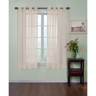 Curtainfresh Grommet Voile 59" x 63"  Panel