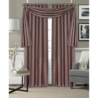 Leila Matelasse 52"x95" Blackout Window Curtain