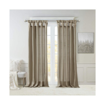 Emilia Window Curtain Pewter 108" Panel