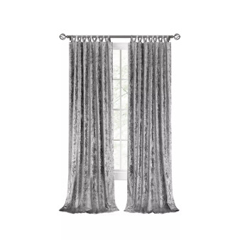 Harper Criss Cross Window Curtain Panel, 50x84
