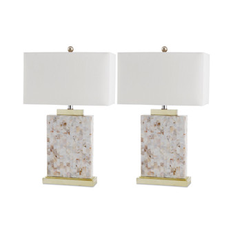 Set of 2 Troy Shell Table Lamps
