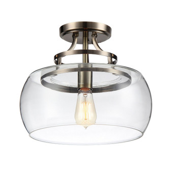 Kostandea 13.5" 1-Light Indoor Flush Mount Ceiling Lights with Light Kit