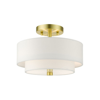 Meridian 2 Lights Semi Flush