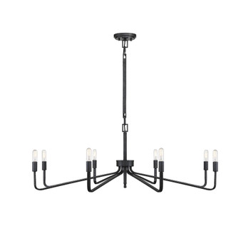 Salem 8-Light Chandelier in Forged Iron