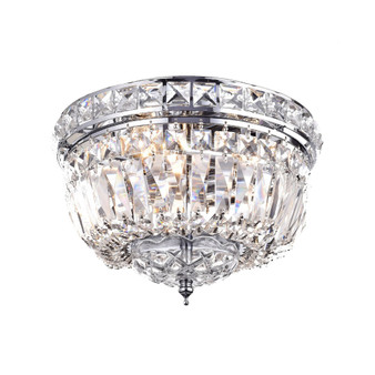 Landek 13" 3-Light Indoor Flush Mount Chandelier with Light Kit