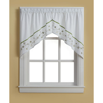 Clover 58" x 30" Swag Pair