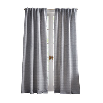 Blocked Geo Matelasse 84" x 50" Room Darkening Panels, Set of 2