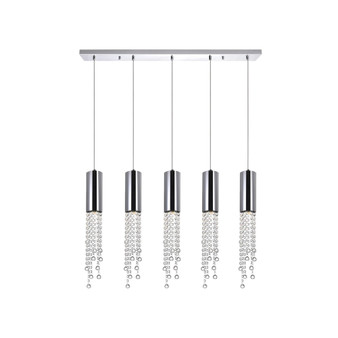 Extended 5 Light Chandelier
