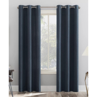 Energy Lydell Solid Grommet Curtain Panel 40" x 96"