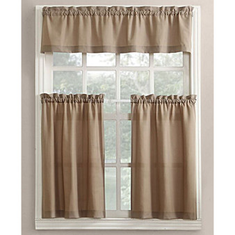 Martine 3-Piece Kitchen Curtain Set