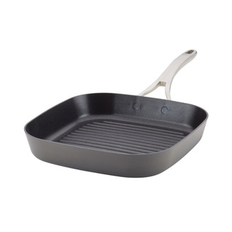 Allure Hard-Anodized Nonstick 11" Deep Square Grill Pan