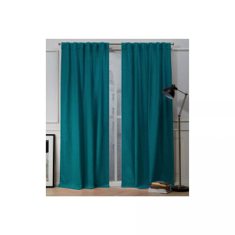 Nicole Miller Mellow Slub Textured Hidden Tab Top 54" X 84" Curtain Panel Pair