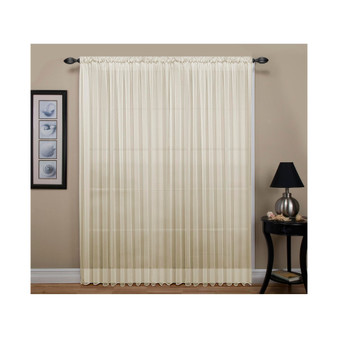 Tergaline Double Wide 2/Way Pocket Curtain Panel 108"W x 63"L