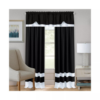 Darcy Rod Pocket Window Curtain Panel, 52x84