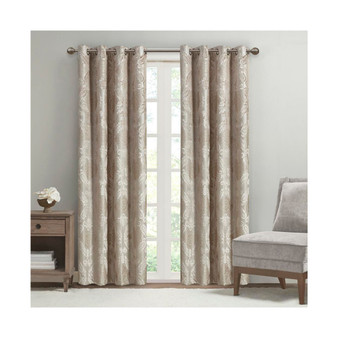 1-PC Polyester Blackout Grommet Top Curtain Panel, Champagne - 50x84" Panel