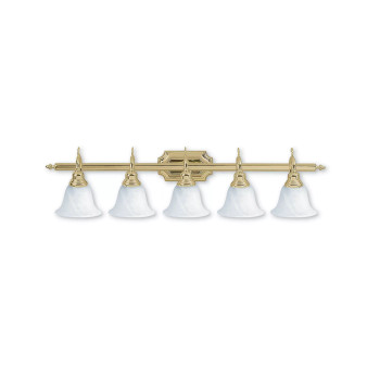 French Regency 5-Light Bath Vanity Fixture