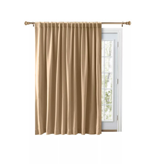 Ultimate Black-Out 2-Way Pocket Double-wide Curtain Panel 112"W x 84"L