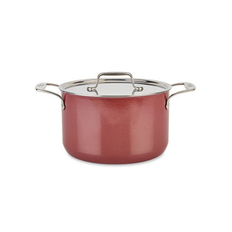 Fusiontec Natural Ceramic with Steel Core 4-Quart Soup Pot with Lid