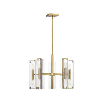 Winfield 10-Light Chandelier in Warm Brass