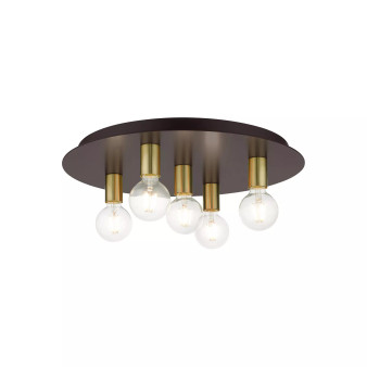Hillview 5 Lights Flush Mount