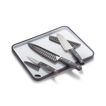 7-Pc. Kitchen Knife, Sheath & Board Set, Created for Macy's