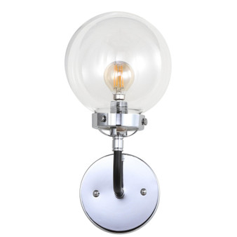 Caleb 1-Light 6" Brass Wall Sconce