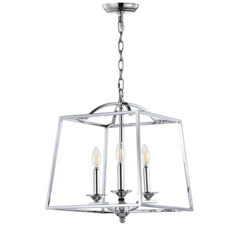 Gloria 3-Light Metal Led Pendant