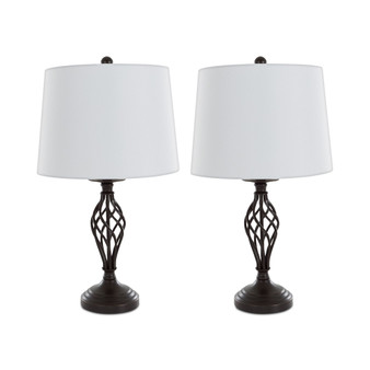 Set of 2 Cage Lamp Set