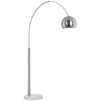 Pacific Coast Basque Arc Nickel Floor Lamp