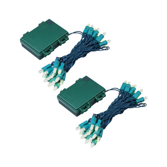 Lumabase Set of 2 Warm White Battery Operated LED Mini String Lights