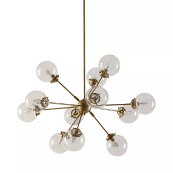 Paige Metal & Glass Chandelier