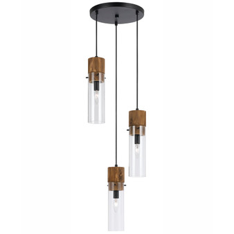 3-Light Spheroid Pendant