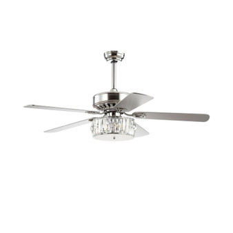Mandy 52" 3-Light Crystal Prism Drum Led Ceiling Fan with Remote