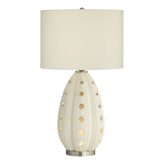 Coastal Table Lamp with Woven Grass Shade