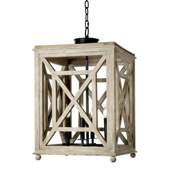 Wood Lattice Lantern