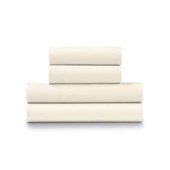 500 Thread Count Cotton Sateen Deep Pocket 4 Piece Sheet Set, Full