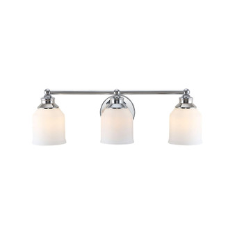 Lydia 3-Light Glass Farmhouse Cottage LED Vanity Light