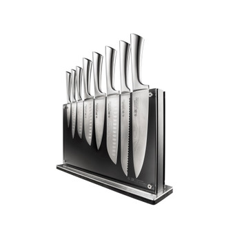 Damashiro Nami Knife Block Set, 9 Piece