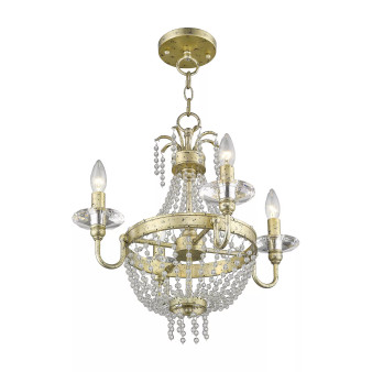 Valentina 4-Light Convertible Mini Chandelier/Ceiling Mount