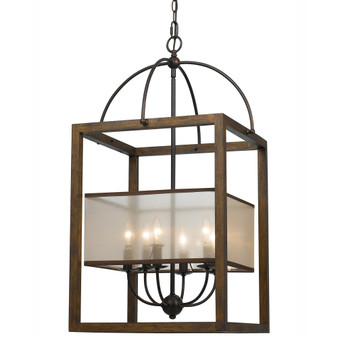 6-Light Rectangular Chandelier