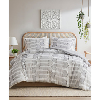 Astoria Clip Jacquard 3-Piece Comforter Set, Twin/Twin XL