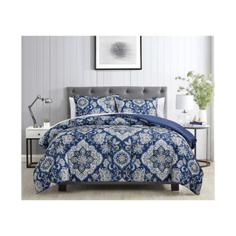 Classic Damask 3-Pc. Comforter Set, Created for Macy's