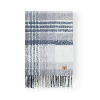 Pandira Acrylic Woven Polyester Plaid Throw, 50" x 70"