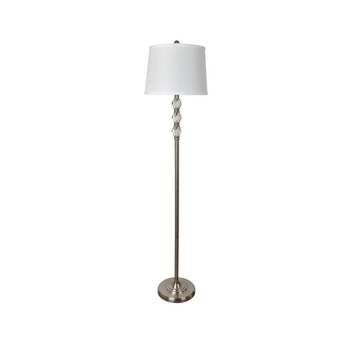 61.75" Crystal Floor Lamp