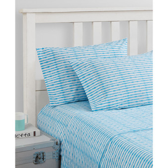 Tie Dye Stripe Sheet Set, Twin